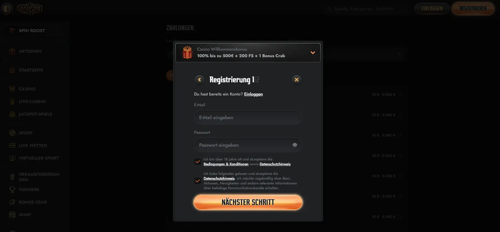 Anmeldung in Online Casinos ohne deutsche Lizenz - Schritt für Schritt erklärt Anmeldung im Casino ohne deutsche Lizenz
